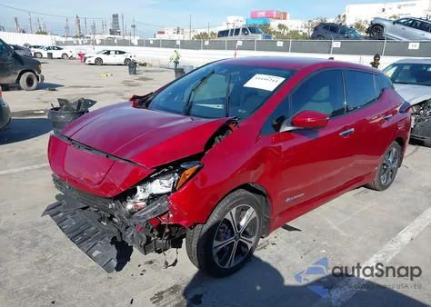 2019 Nissan Leaf Sl Plus z USA, uszkodzony, nr VIN 1N4BZ1CP8KC317304